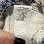 Gumps San Francisco Floral Embroidered Button Jacket Sz L Studded Artsy Career Blue Size L Photo 8