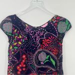 Lilly Pulitzer garden menagerie providence paisley floral cap sleeve blouse XS Photo 1