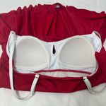 Red Ruched Sweetheart One Piece‎ Swimwear size L Size L Photo 7
