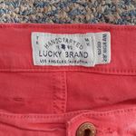 Lucky Brand  Coral Pink Charlie Super Skinny Jeans SIZE 10/30 Photo 3