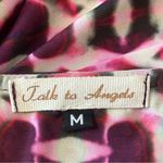 Talk to Angels Women’s Size M Red Maroon White Geo Print Long Maxi Halter Dress Size M Photo 4