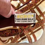 VTG Echo 100% pure silk scarf rectangle 46x14 Photo 2