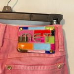 MET women's size 24 nylon blend dusty pink denim removable jacron jeans 25x34 Photo 4