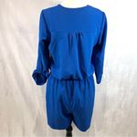 Ny Collection royal blue zipper front romper size medium NWT Photo 2