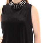 Alfani  $89 Womens New Black Beaded Rhinestones Photo 0