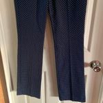 New York & Co. NWT 7th Avenue NY&Co Navy Polka Dot Trouser Pants size 2 Photo 6
