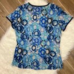 Koi Lite firework tie dye print scrub top Blue Photo 6