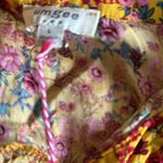 Umgee NWT  Floral Ruffle Smocked Sleeve Tired 100% Rayon Bohemian dress Photo 5