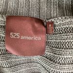 525 America  Women's Grey Chunky Knit Open Front Cardigan Small Photo 3