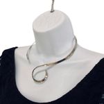 Torque Choker Necklace Silver Photo 1