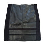 White House | Black Market WHBM Black Faux Leather Pencil Skirt Size 00 Photo 0