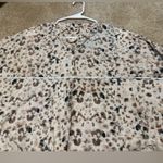 Free People  Intimately Neutral Leopard Print Maxed Out Maxi Robe Dress Size S Photo 11