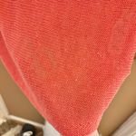 Chico's Chico’s Linen Open‎ Knit Short Dolman Sleeve Sweater orange size 2 Photo 5