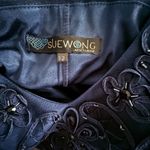 Sue Wong NOCTURNE Beaded Navy Blue Sleeveless Bodycon Dress Size 12 Y2K Photo 13