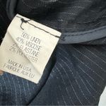 Theory  Pinstripe Blazer Jacket Linen Blend Black 4 Photo 8