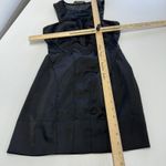 ALLSAINTS  Dress Womens 2 Black Emi Mesh‎ Detail Mini Satin Photo 8