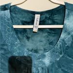L.A. Blues  Teal Tie-Dye Women's Top Photo 1