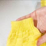 Vintage Latidudes Knit Sweat Midi Dress Small Yellow Photo 5