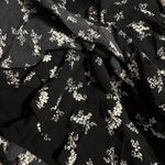 Abercrombie & Fitch Black and White floral wrap skirt size small Photo 3
