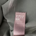 Topshop Shirt Womens 4 Dark Green Blouse Layer Business Office Casual Versatile Photo 8