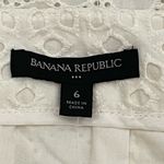 Banana Republic NWT  Cream A-Line Lined Pleated Eyelet Skirt with Pockets 6 Photo 8