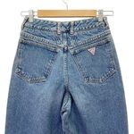 Guess Vintage 80s  Jeans Size 28 High Waist Pleated Tapered Denim Mom Jeans USA Photo 6