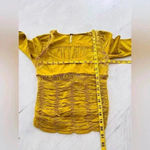 Free People  On Point Lace Top in Green Size XS NWOT $98 Photo 5