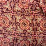 Sanctuary  Boho Peasant Top Large | Burgundy Orange Paisley‎ Fall Blouse Photo 6