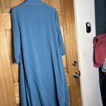 Women’s boho Blue Floral Dress with Long Cardigan size L Size L Photo 4