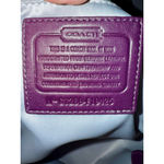 Coach ‎ Ashley Gathered Leather Satchel in Rare Plum Color Photo 5