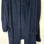 Barefoot Dreams  CozyChic Lite Cardigan in Black Photo 3