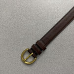 Coach  Womens Brown Leather Belt Size Medium Brass Buckle Glove Tanned 8400 1" Photo 1