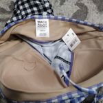 NEW beach Bump Motherhood Maternity Blue and Black One Piece Swimsuit Photo 2