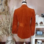 Josephine Chaus Size 4 Burnt Red Corduroy Business Boho Blazer Photo 10