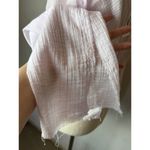 ZARA  Shirt Women XS Purple Lilac Sheer Raw Seam Detail Tie Neck Open Back Top‎ Photo 6