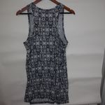 Bobbie Brooks 2X Long Tank Tunic Tribal Print Top Plus in Black White Photo 1