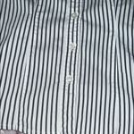 Covington  Women’s Striped‎ Blouse Black and White Classic Design Size MP Photo 6