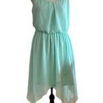 Womens Sea Green Dress Fairy Whimsigoth Feminine Coquette Adjustable Straps Sz L Size L Photo 0