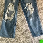 Aeropostale  Mom Jeans sz 00 Distressed Ripped Cropped Straight Leg‎ Emo Punk Y2K Photo 8
