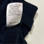 Coldwater Creek Navy Double Breasted Pea Coat Style Sweater With Detachable Hood Photo 9