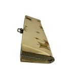 Vtg 1960’s Cat Eye Glass Case Only Retro Mid Century Gold Kiss Latch. Tan Photo 7