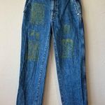 Everlane Painted nature design 25 cinched utility Jean green carpenter stamped Photo 0