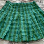 Urban Outfitters NWT Katie Green Pleated Plaid Mini Skirt Photo 14