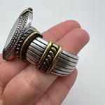 Chico's Chico’s‎ Mother of Pearl Two Tone Watch Cuff Photo 3