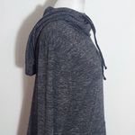 Mono B Charcoal Gray Pullover Hoodie Size Large Dark Gray Activewear Top Photo 3