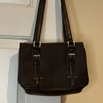 Etienne Aigner Small Vintage Dark Brown Women's Bag with Pebbled Leather Trim Photo 8