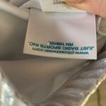 Pizazz Silver Metallic Cheer Dance Pants Briefs Trunks Bloomers Shorts Size M Size M Photo 8