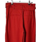 Madewell Drapey Paperbag High Waisted Tie Red Pants Women’s Size 2 NEW L0375 Photo 5