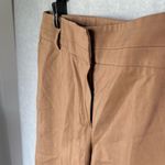 Carlisle Women's Tan Silk Blend Chino Bermuda Shorts Size 10 Casual Summer Brown Photo 2