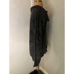 Cloth & Portrait Black Knit Cowl Neck Sweater S NEW Lace Hem Winter Witchycore Photo 3